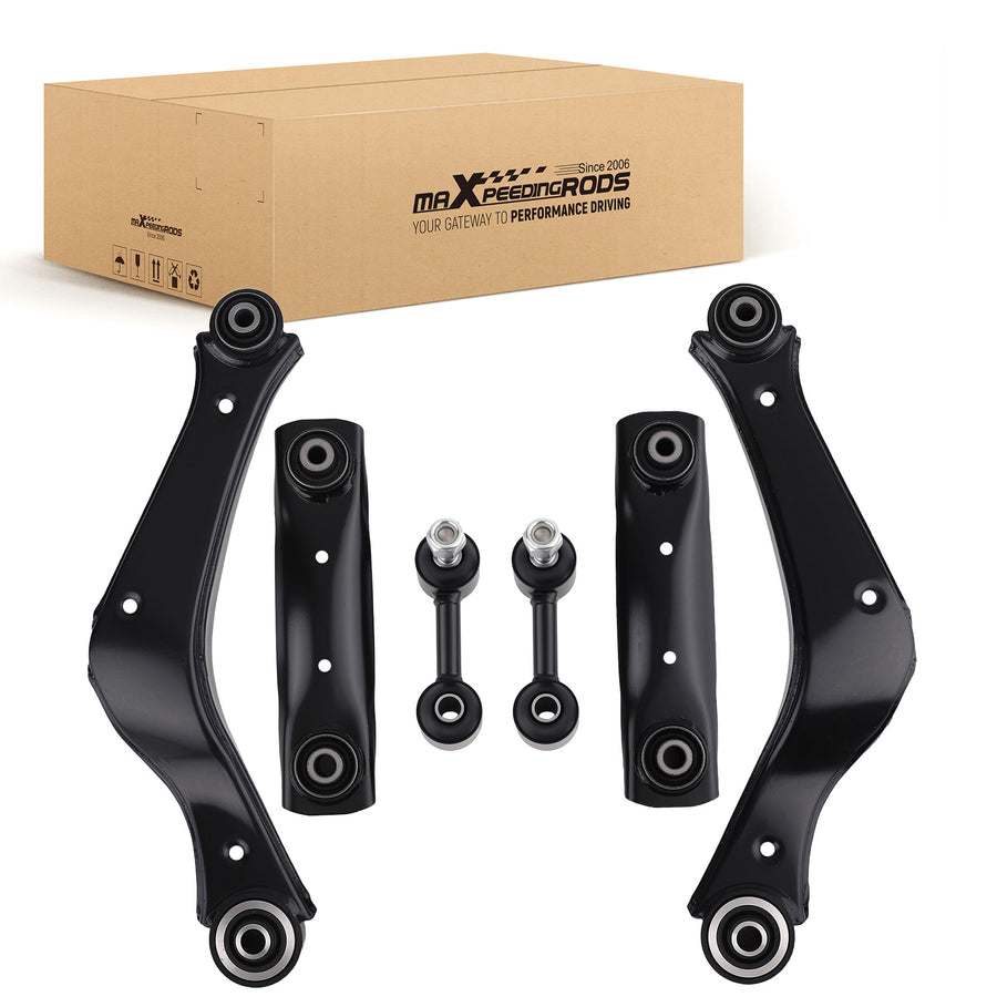 6Pcs Rear Upper Lower Control Arms for 13-16 compatible for Chevrolet Malibu 14-19 Impala compatible for Buick
