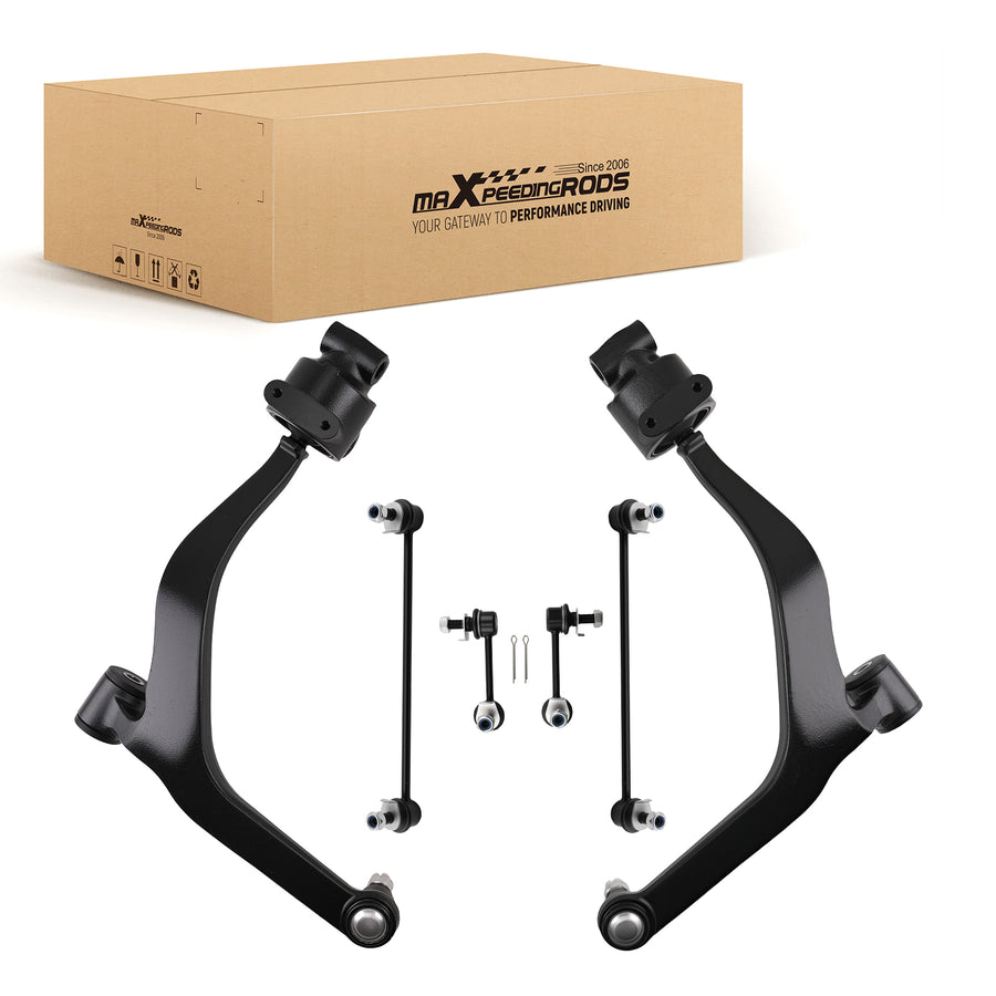 6Pc Front Control Arm Ball Joint Rear Sway Bar Link compatible for Infiniti FX35 FX45 03-08
