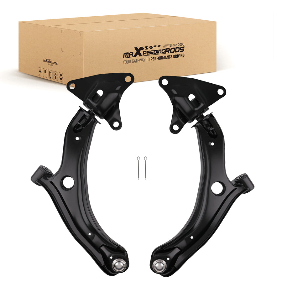 Front Lower Control Arms w/Ball Joints for 2009-2013 compatible for Honda Fit 2010-2011 Insight