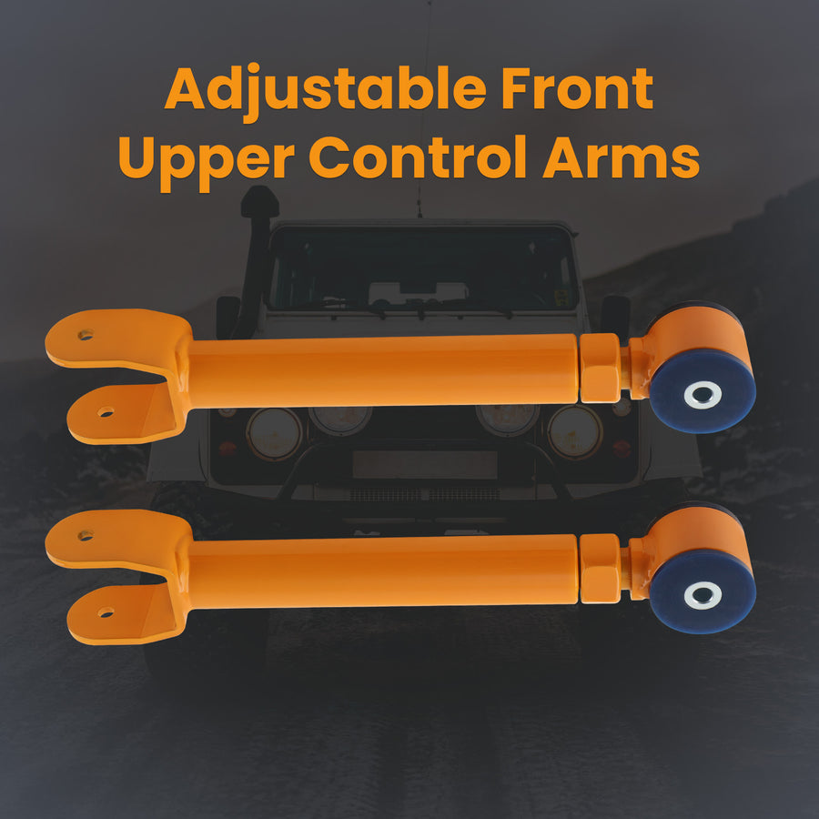 Front Upper Control Arms + Front Track Bar Drop Bracket compatible for Jeep Grand Cherokee