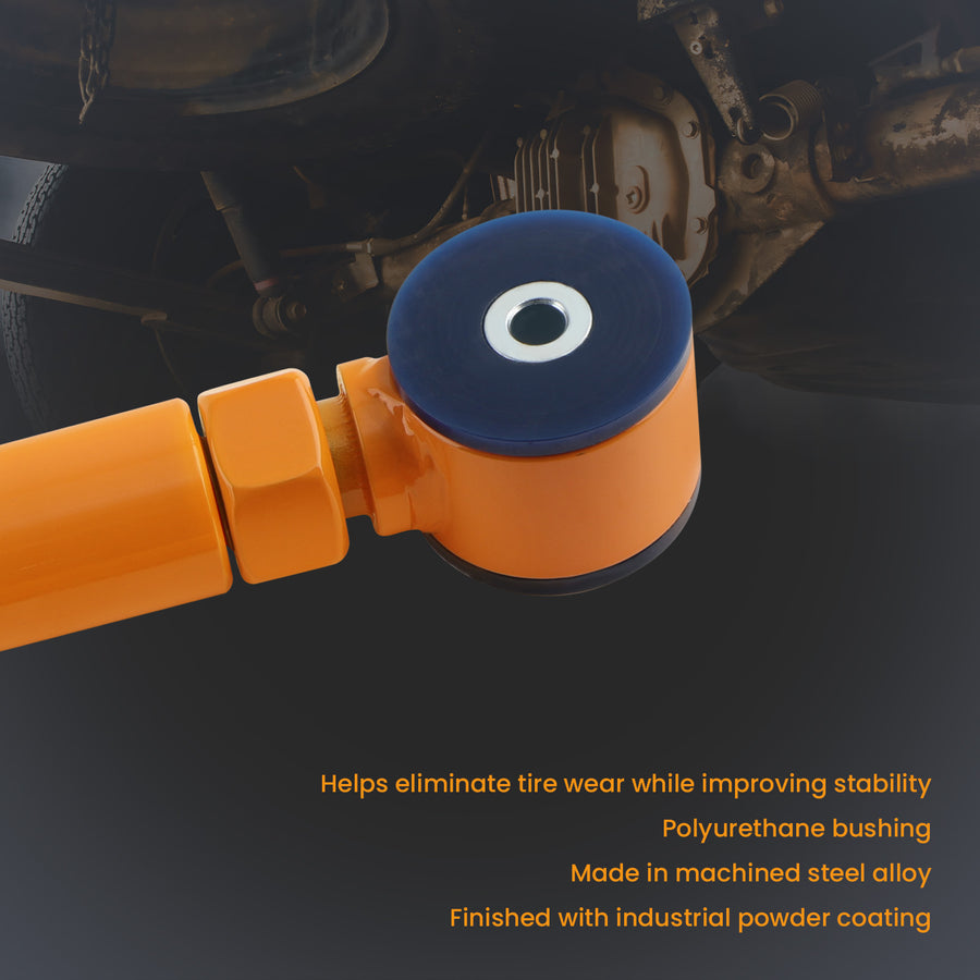 Front Upper Control Arms + Front Track Bar Drop Bracket compatible for Jeep Grand Cherokee