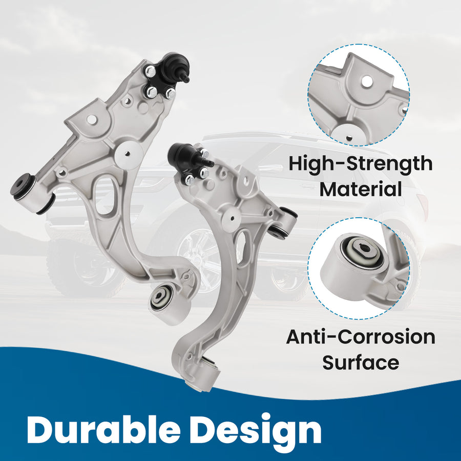 Front Suspension Lower Control Arms Sway Bar for 2000-2005 compatible for Buick LeSabre Aurora