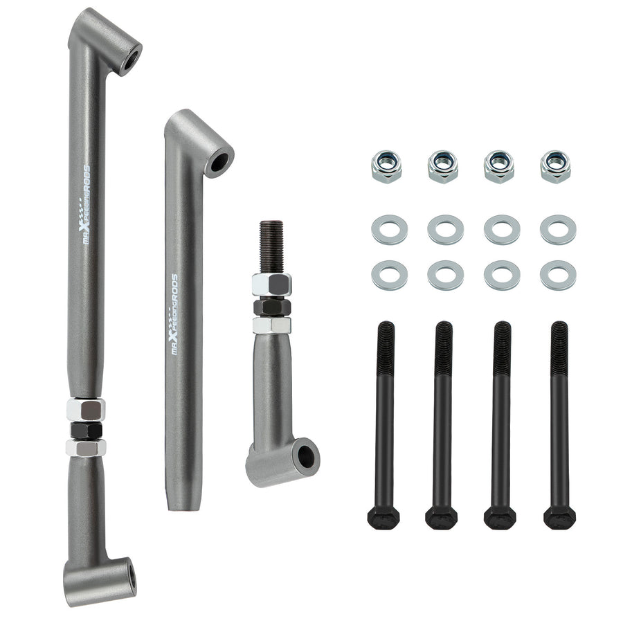 Rear Upper Lower Control Trailing Arms Brace for 1968-1972 compatible for Chevy Chevelle A-Body