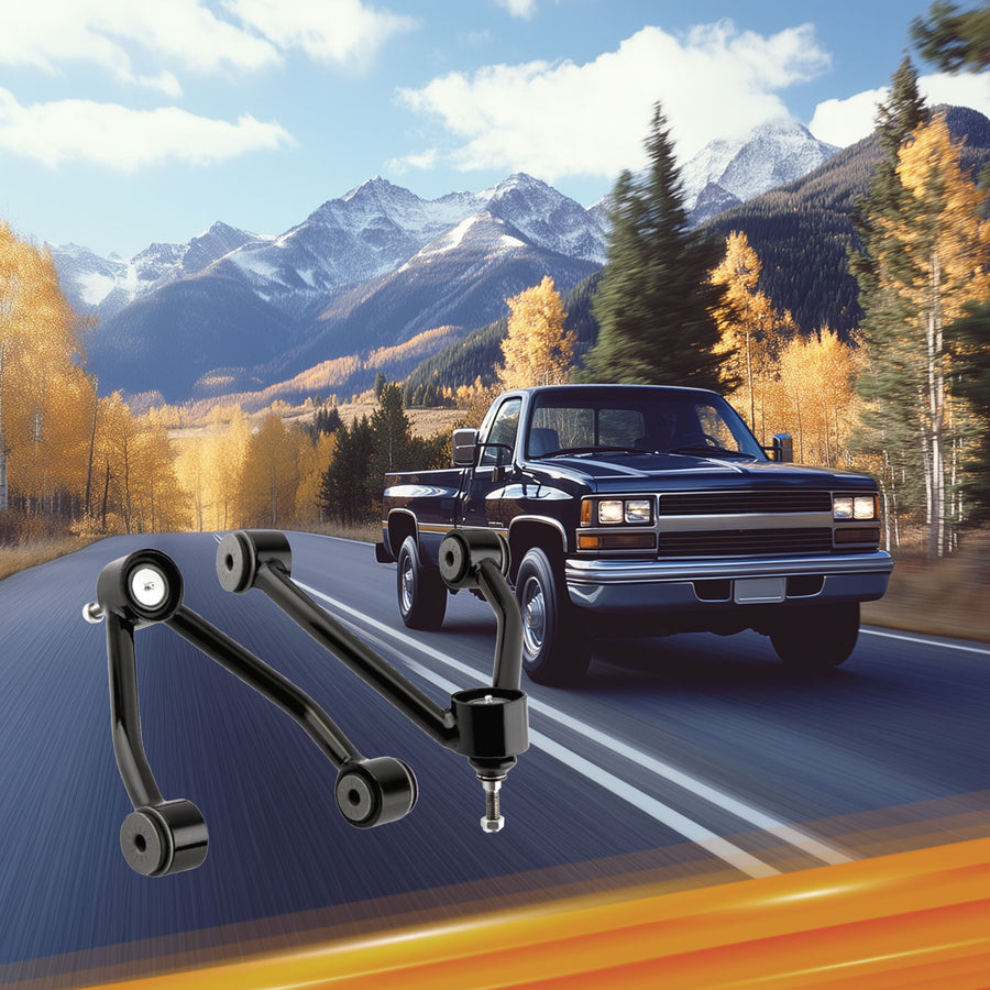 Upper Control Arms 2-4 Lift Kit compatible for Chevy/GMC K1500 88-98 compatible for Suburban/Tahoe 92-98
