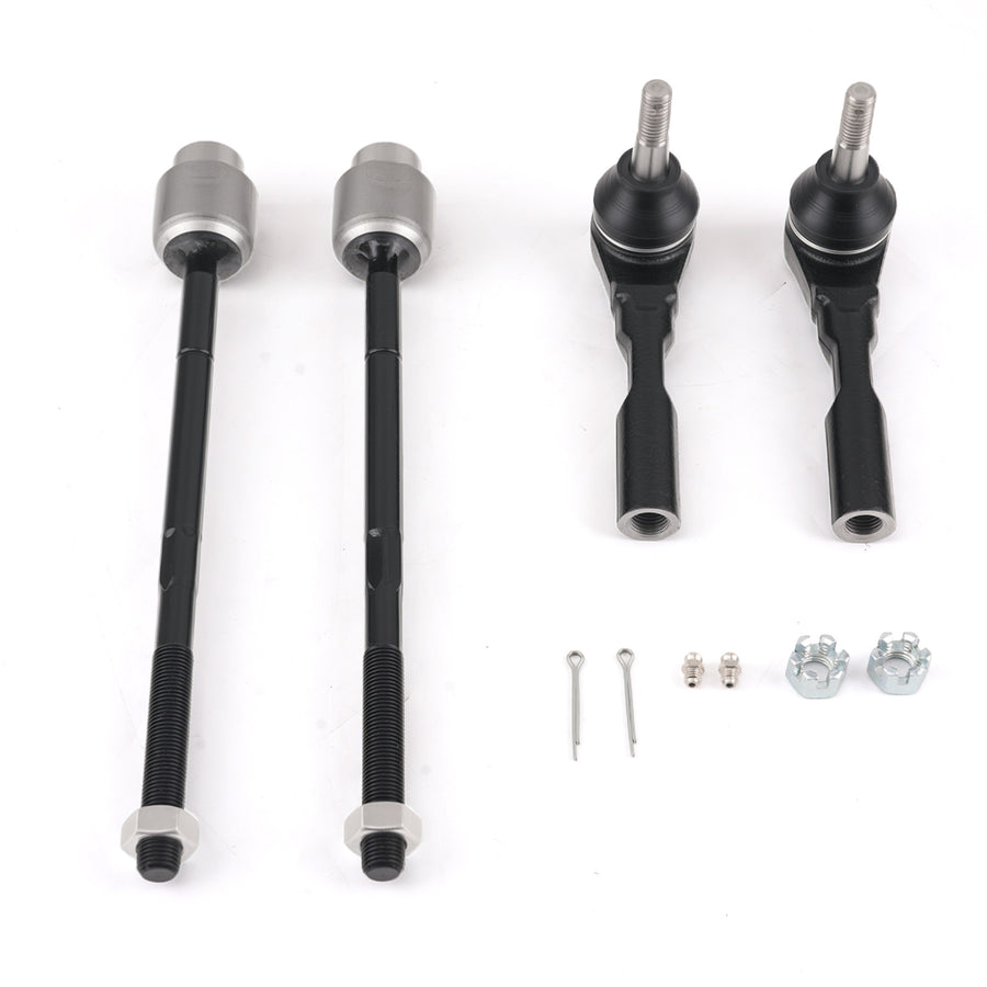 Front Inner Outer Tie Rod Ends compatible for Chevrolet Malibu 2004 2005 2006 2007 - 2012