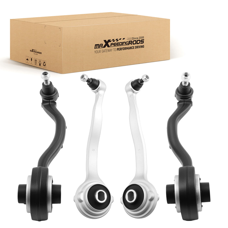 4x Front Lower LH RH Forward Rearward Control Arms Ball Jiont For BENZ 2002-2011