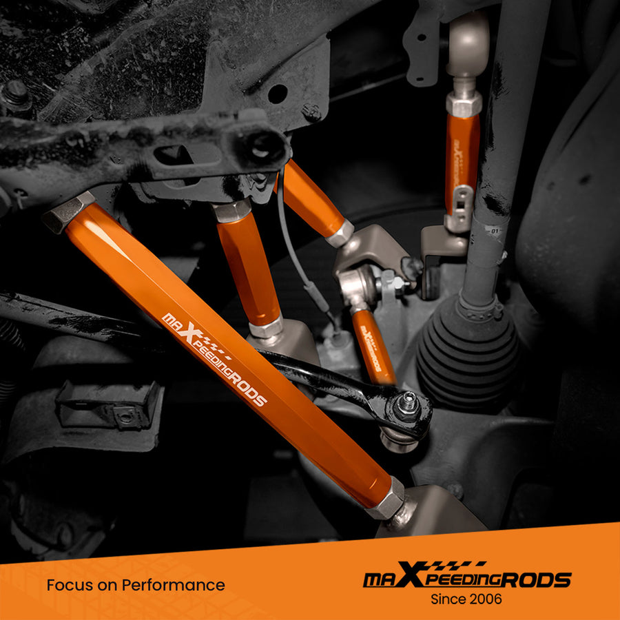 2x Adjustable Rear Alignment Trailing Control Arms compatible for Tesla model 3 / Y 2017-21