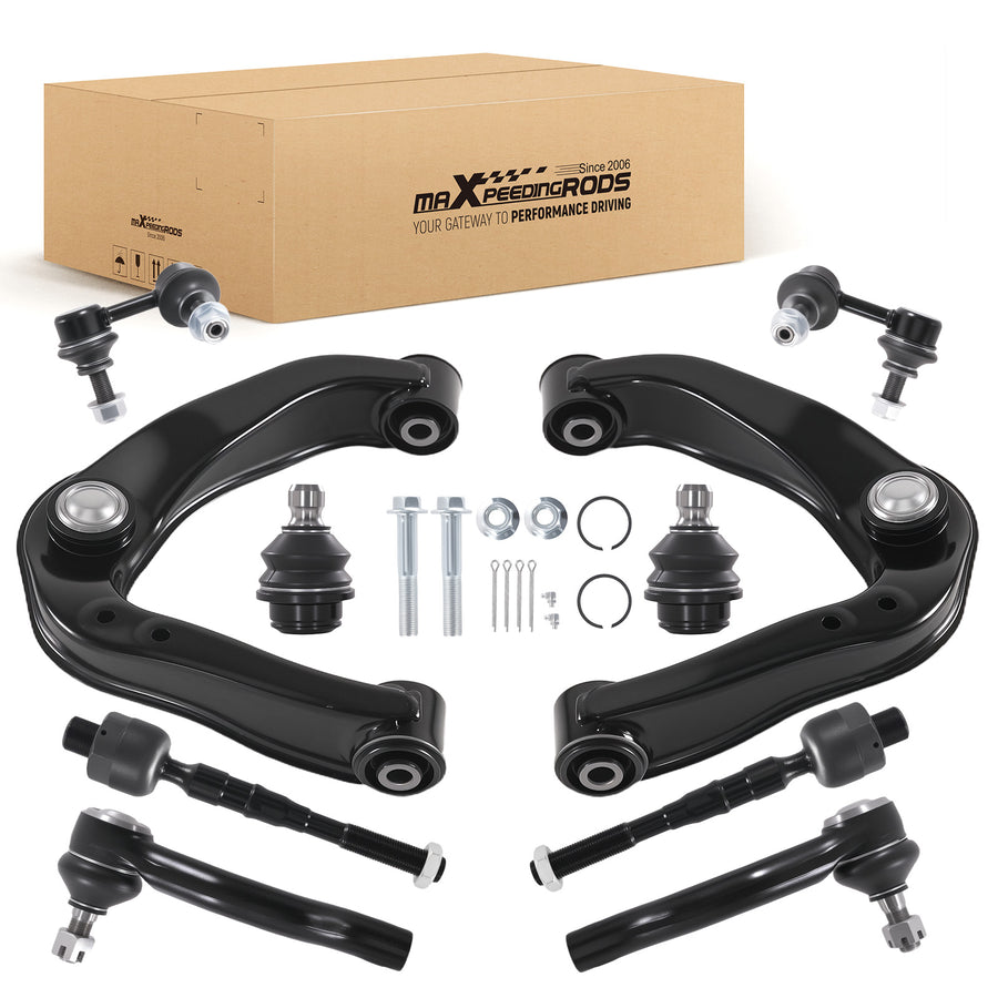 10Pcs Front Suspension Kit Compatible For Nissan Frontier 2005-2019