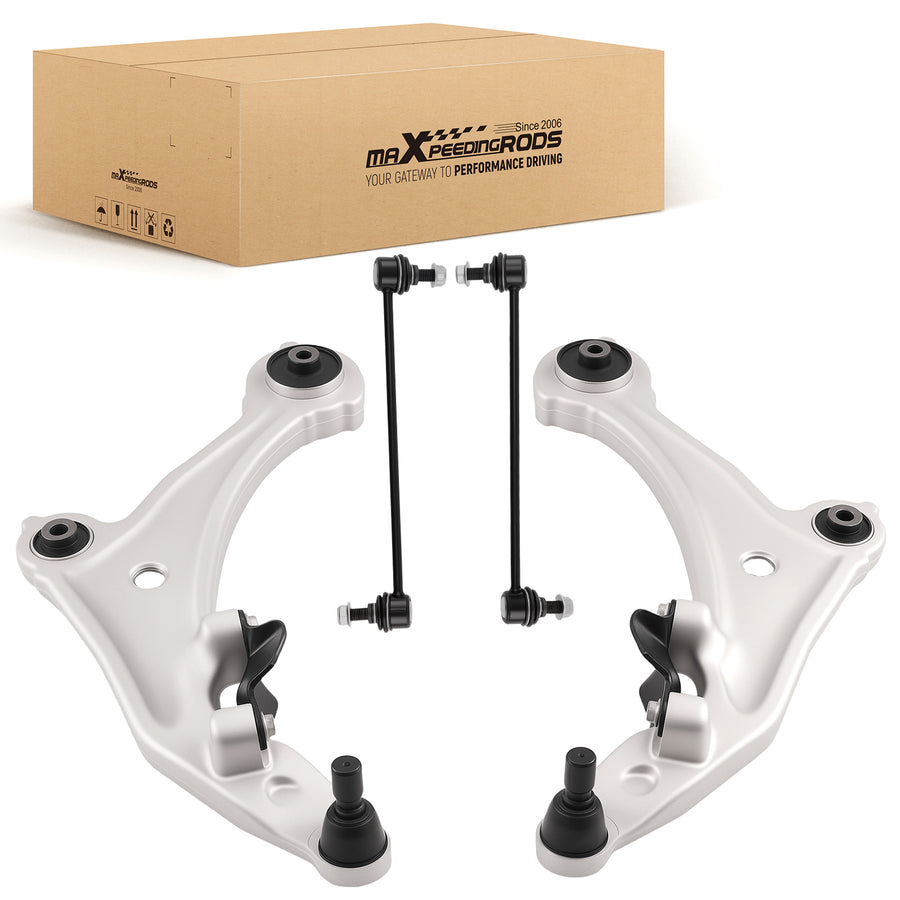 Front Lower Control Arms Ball Joints Sway Bar Links compatible for Nissan Murano 2009-2014
