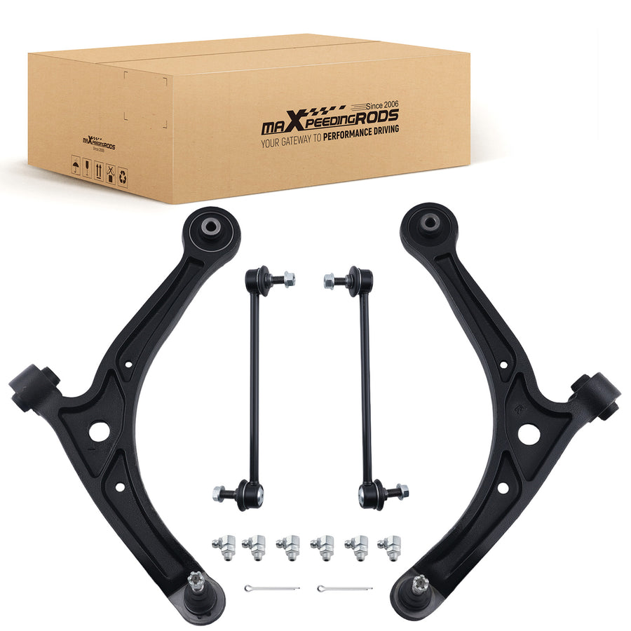 4x Front Lower Control Arm Sway Bar Link for 1999 2000 2001 - 2004 compatible for Honda Odyssey