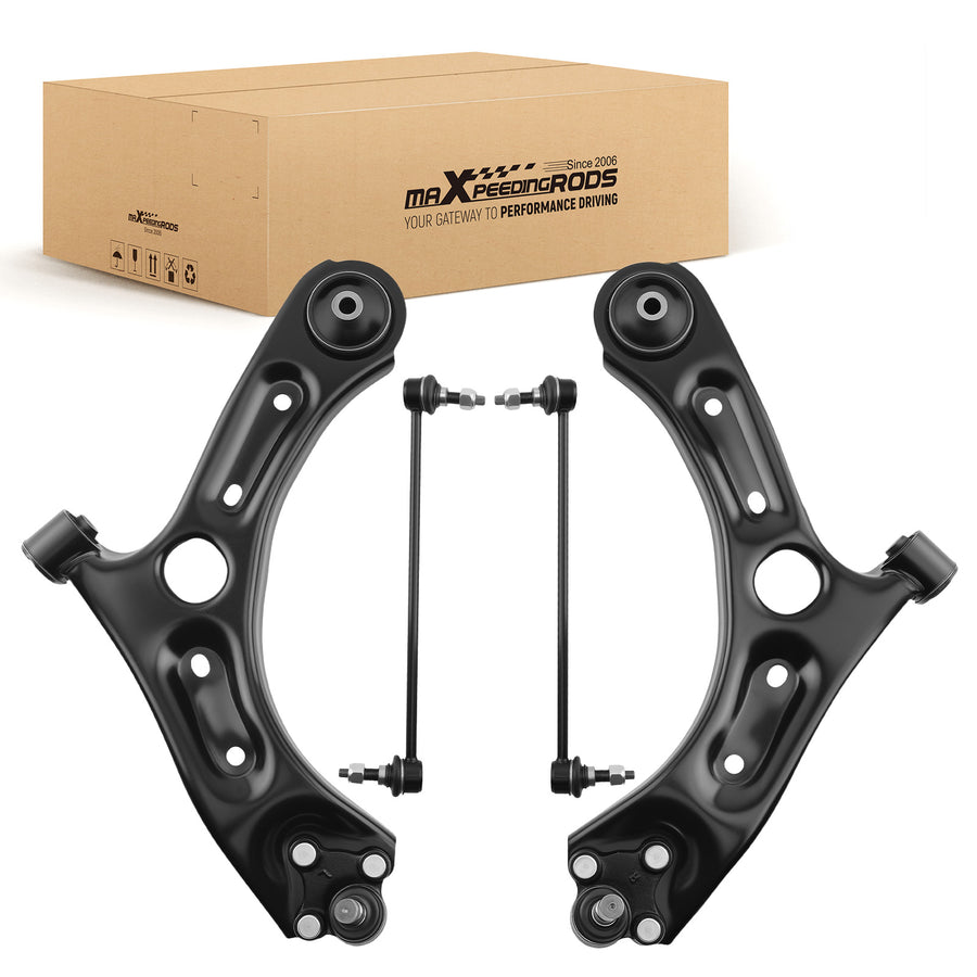 Front Lower Control Arm Sway Bar compatible for Hyundai Sonata compatible for Kia Optima 2015-2019 4PC