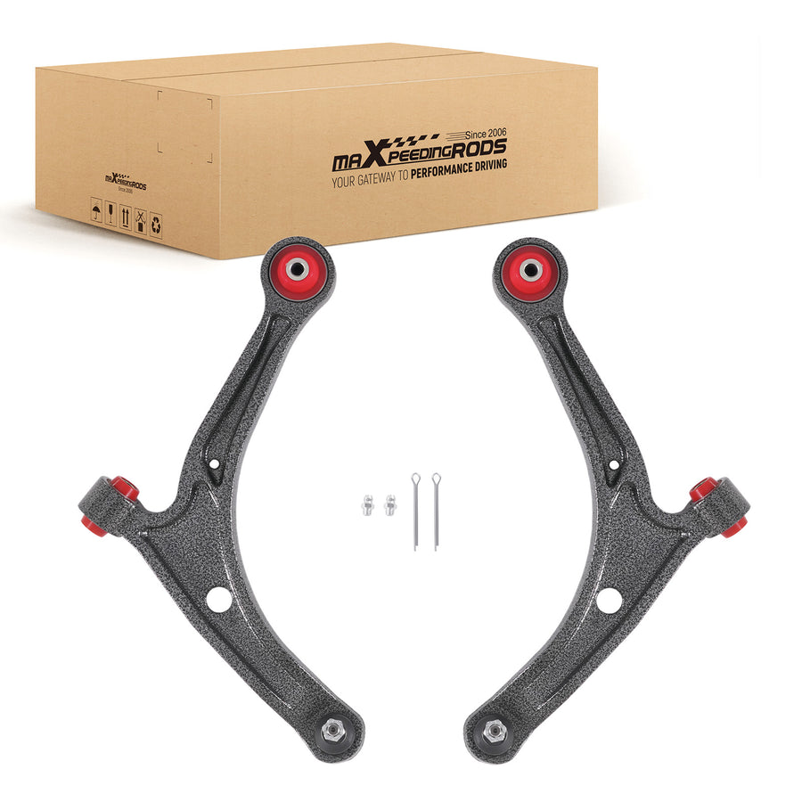 2Pc Front Lower Control Arm with Ball Joint & Poly Bushing Compatible For Honda Pilot 2003-2008