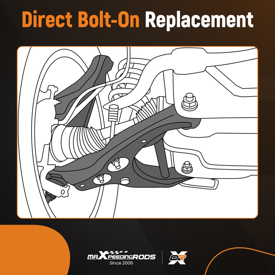 Front Lower Control Arms w/ Ball Joints for 2009 2010 2011 2012-2015 compatible for Honda Pilot