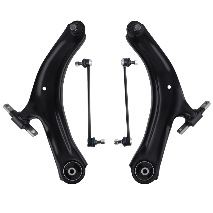 4Pc Front Suspension Lower Control Arms Ball Joint for 2008 - 2013 compatible for Nissan Rogue