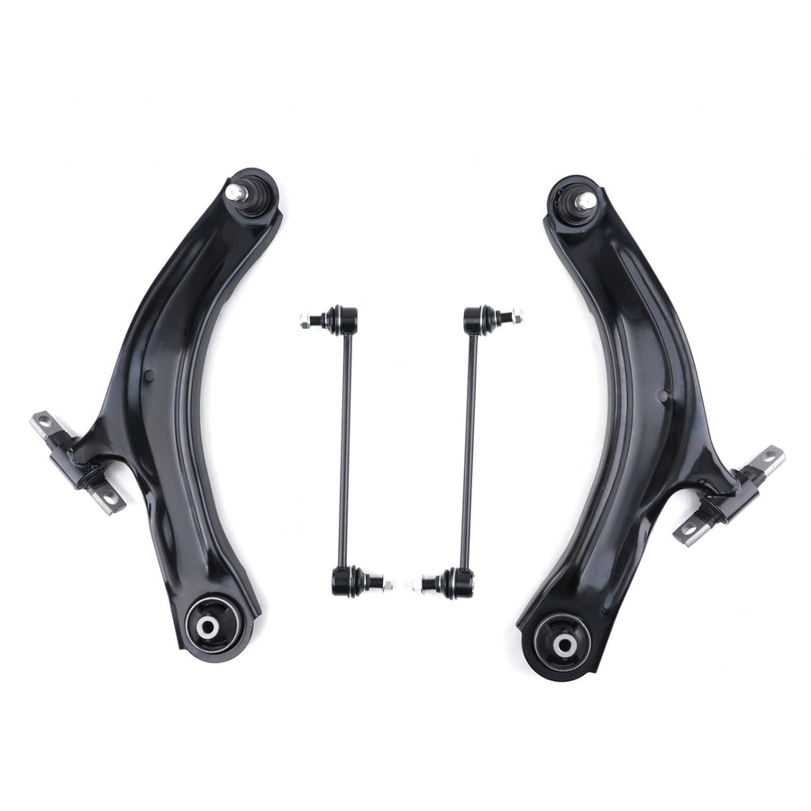Front Lower Control Arms Ball Joints Sway Bar Links compatible for Nissan Sentra 2007-2012