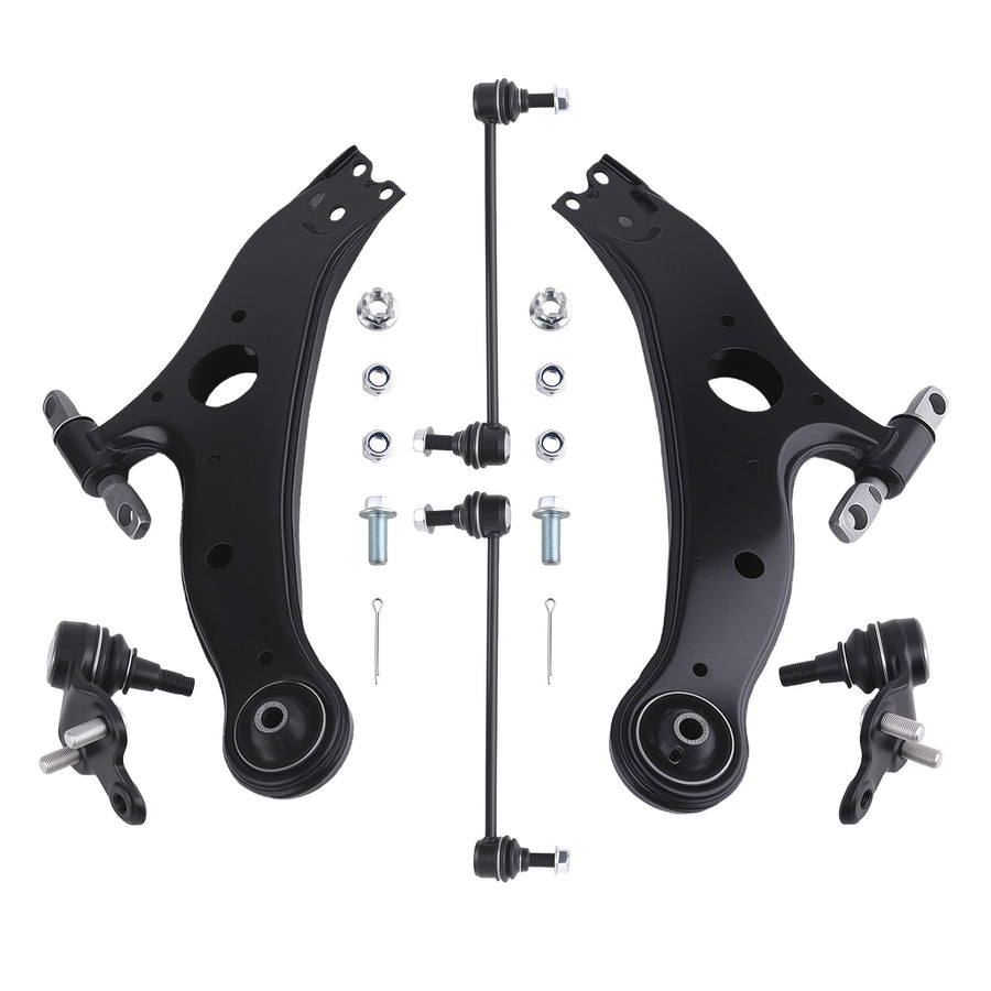 Front Lower Suspension Arm w/BushingsBall Joint compatible for Toyota Sienna 2004 - 2010