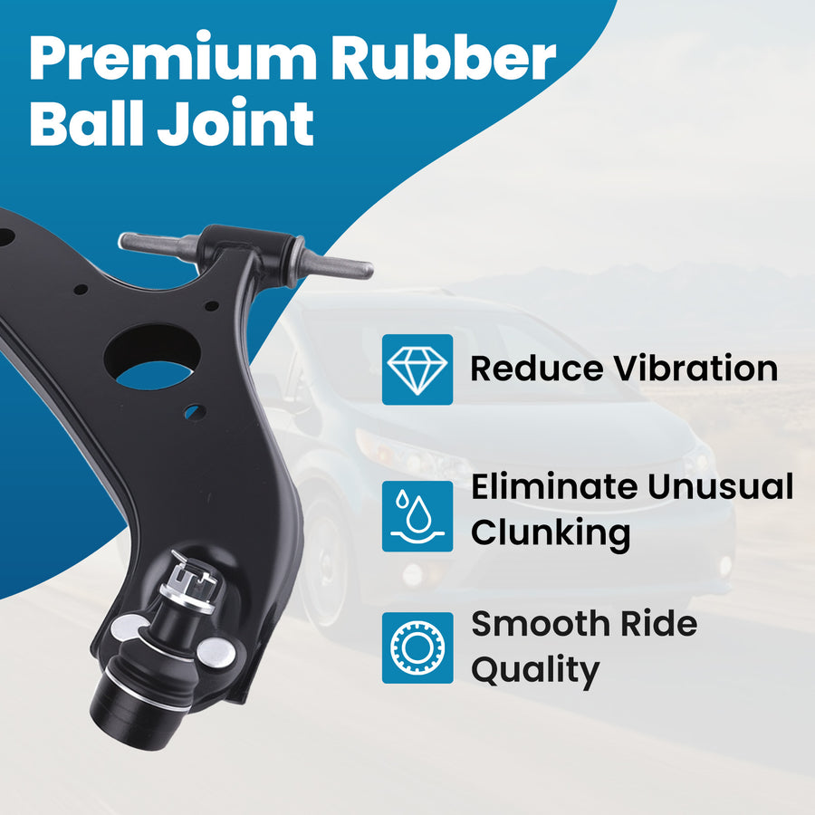 Front Lower Suspension Arm w/BushingsBall Joint compatible for Toyota Sienna 2004 - 2010