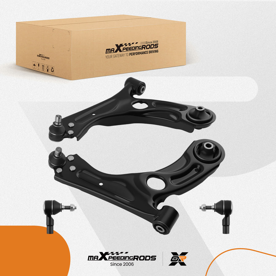 Suspension Front Lower Control Arms Tie Rods compatible for Chevy Sonic 2012 2013-2019