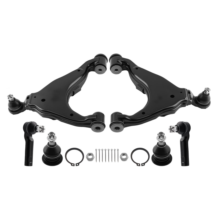 8x Front Lower Upper Control Arm Ball Joint compatible for Toyota Tacoma PreRunner 2005-15