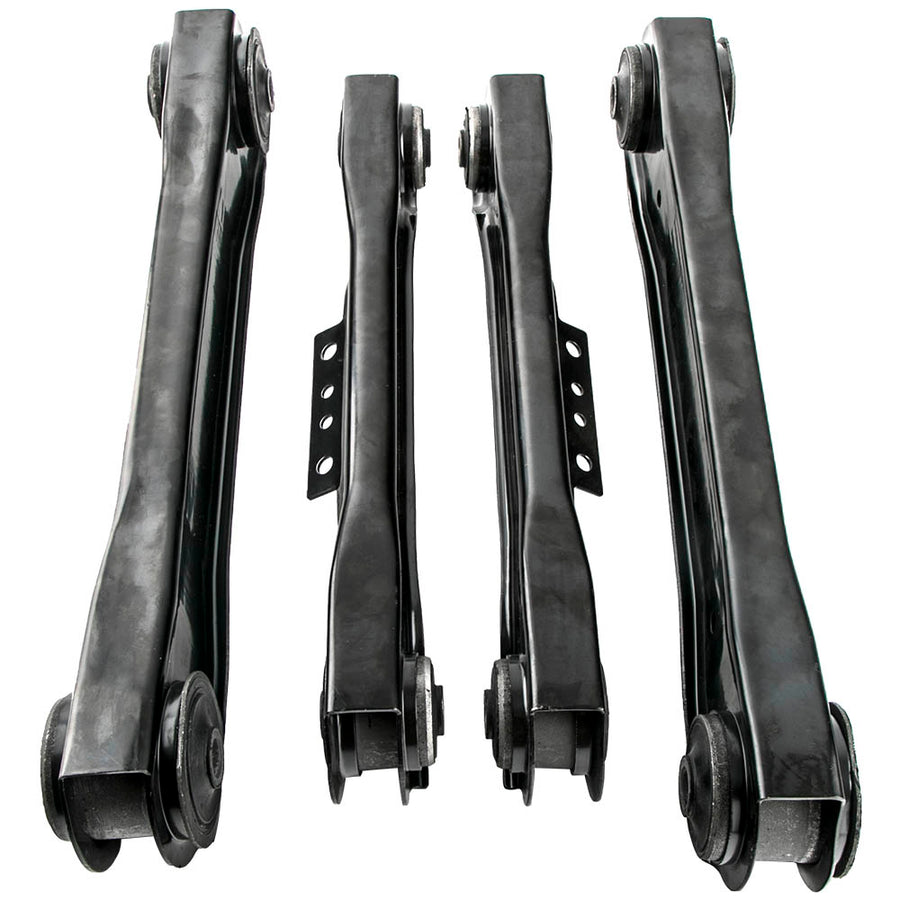 4pcs Rear Upper Lower Control Arms Left & Right Kit compatible for Jeep Wrangler 97-06