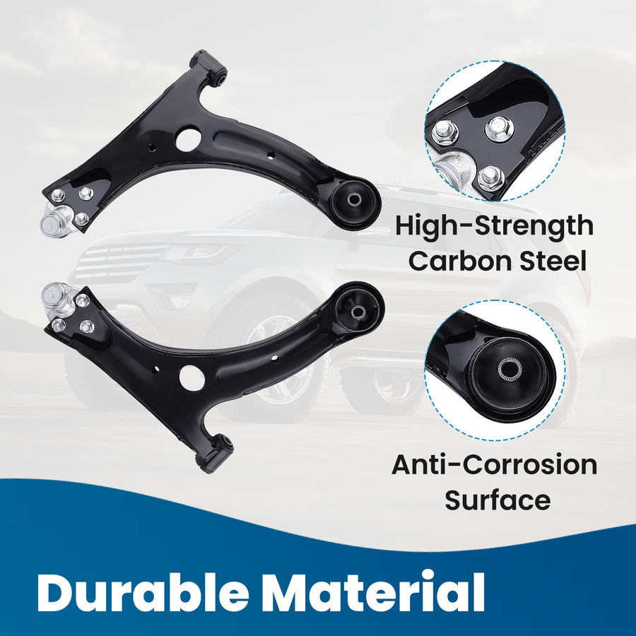Front Lower Control Arms Ball Joints Kit Compatible for Toyota Corolla 2014-2019