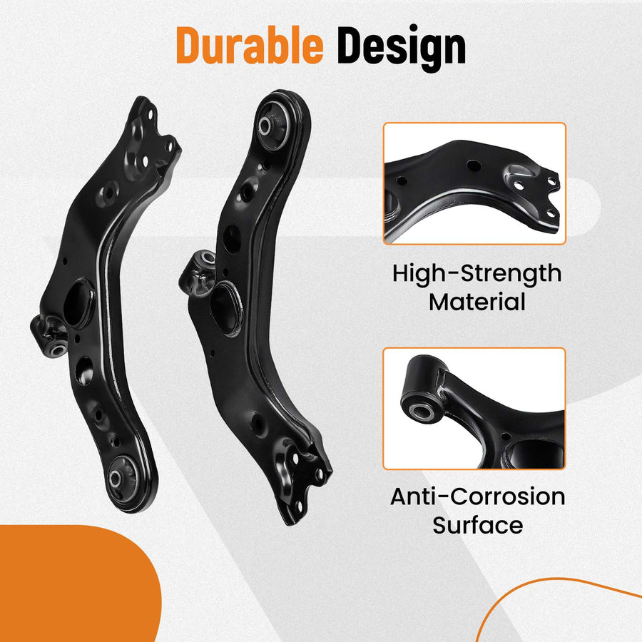 14Pcs Front Lower Control Arm & Sway Bar End Link compatible for Toyota RAV4 2006 - 2018