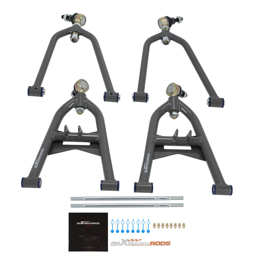 Fully Adjustable A-Arms +2+0 Compatible for Honda TRX 400EX Trx400 All Years Sportrax 400