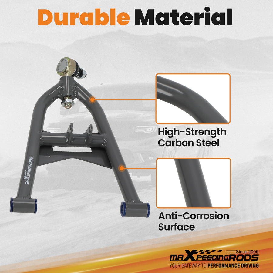 Fully Adjustable A-Arms +2+0 Compatible for Honda TRX 400EX Trx400 All Years Sportrax 400