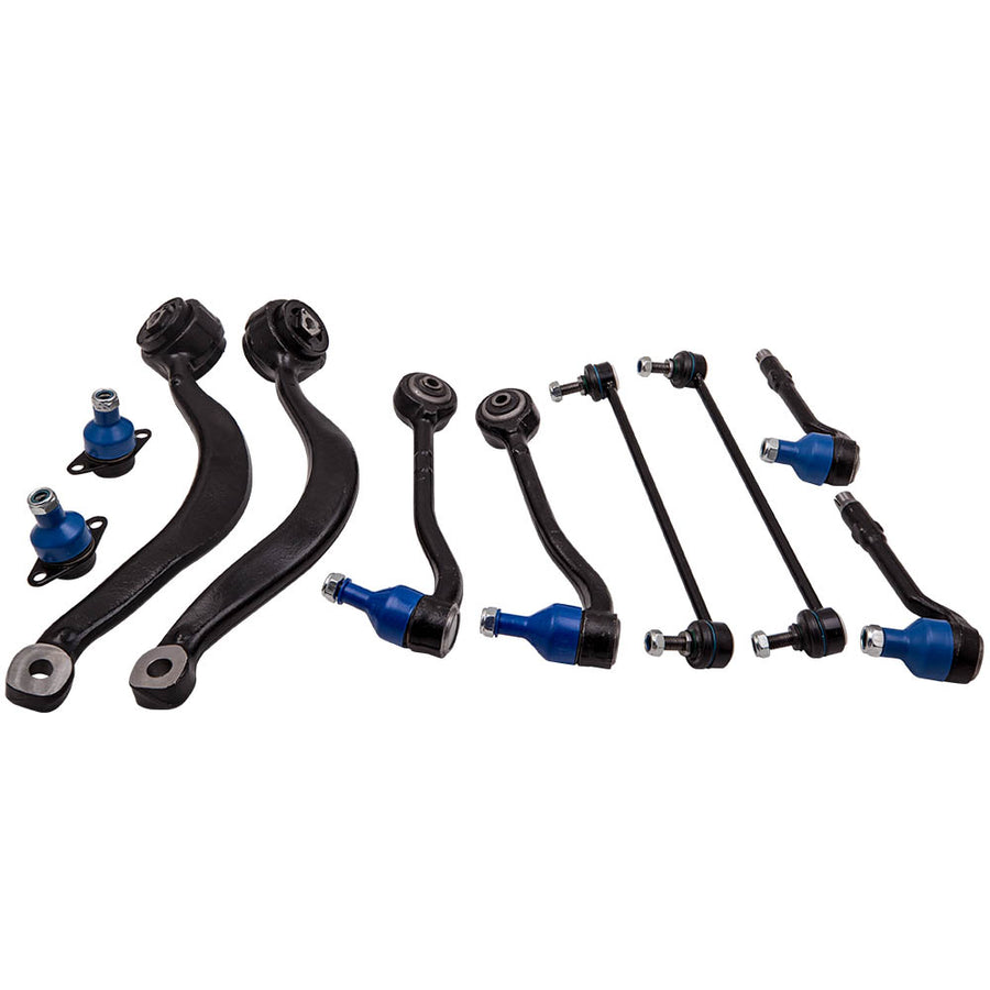 10 Pcs Front Lower Control Arms with Ball Joints compatible for BMW X5 E53 2000 - 2006