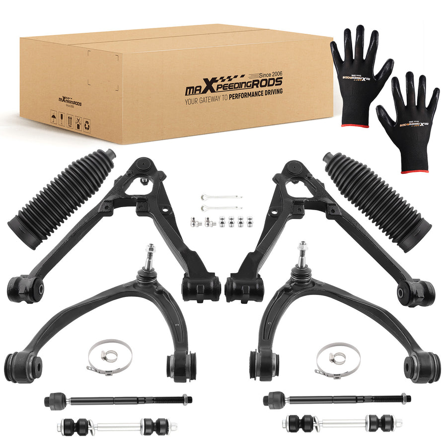 12Pcs Front Lower Control Arms Assembly LeftRight compatible for GMC Yukon XL 1500 07-13
