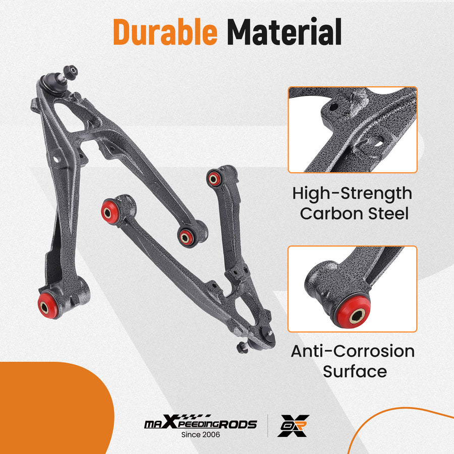 13x Front Control Arms w/Leveling Lift Kit for 07-13 compatible for Chevy Silverado Sierra 1500
