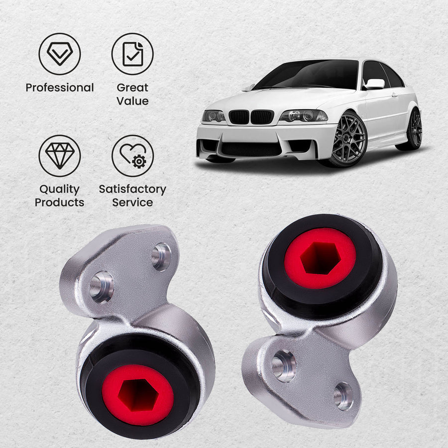 Heavy Duty Pair Front Control Arm Bushings compatible for BMW E46 E85 325i 330i Z4