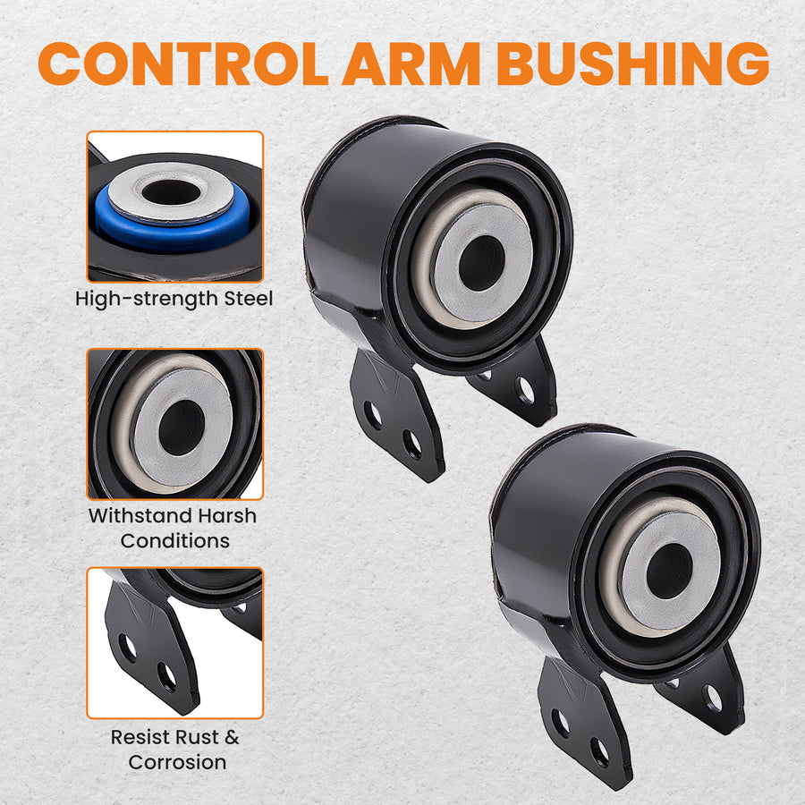2 Pcs Front Lower Control Arm Forward Bushing LH RH compatible for Buick Enclave 2008-2017