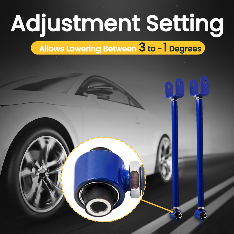 Compatible for BMW 3-SERIES E36 E46 Rear Lower Adjustable Camber Control Arm Alignment Kit