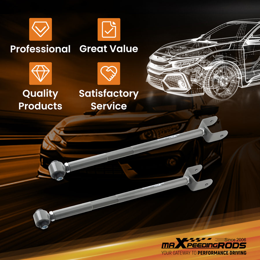 Front Sway Bar End Link + Rear Lower Control Camber Arms compatible for BMW E36 E46 M3 328i