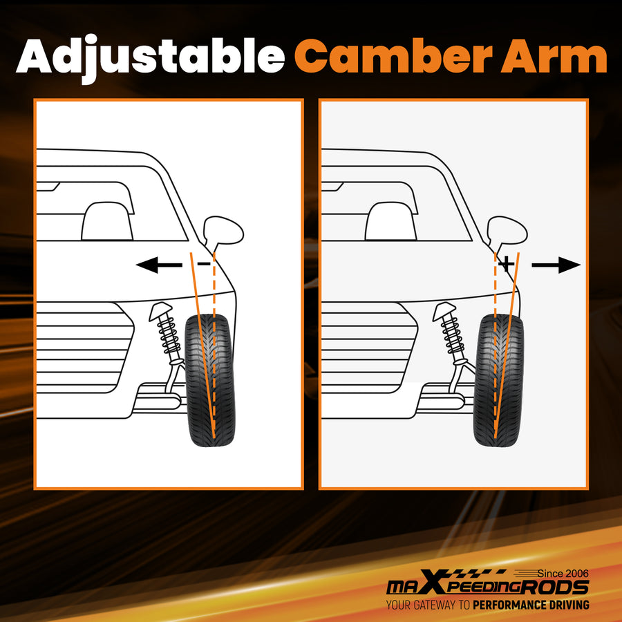 Front Sway Bar End Link + Rear Lower Control Camber Arms compatible for BMW E36 E46 M3 328i