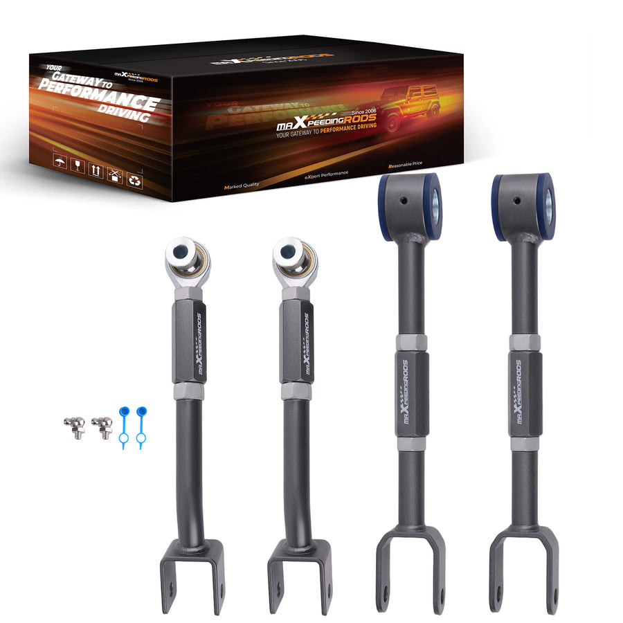 Heavy Duty Adjustable Rear Camber Arm Traction/Radius Arm compatible for Nissan 350Z 2009