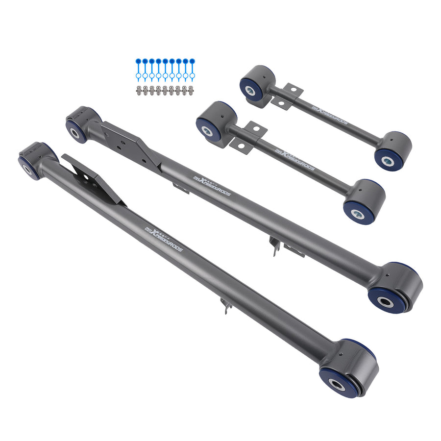 4Pcs Suspension Kits For Pathfinder QX4 1997-04 Rear UpperLower Trailing Arm