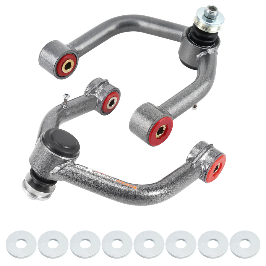 2x Front Upper Control Arm 2-4 Lift ONE-PIECE Bushing compatible for Tundra Sequoia 00-07