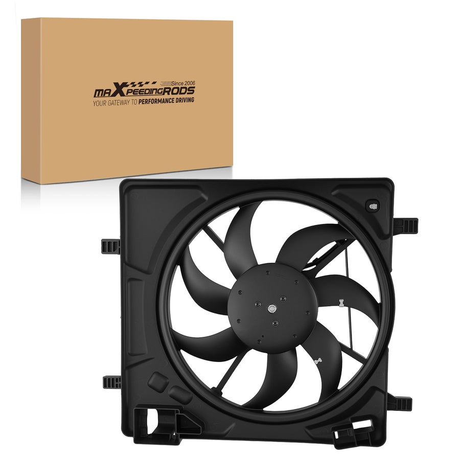 Cooling Fan compatible for Chevrolet Spark 2013-2015 95205516 GM3115255 TYC62307 7-Blade