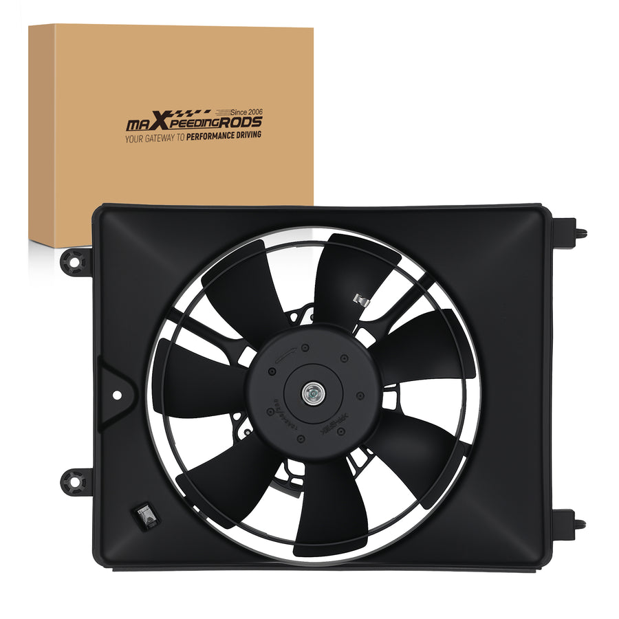 Cooling Fan Assembly compatible for Acura ILX 1.5L 2.4L 2013-2017 HO3115159 2Pins 240W