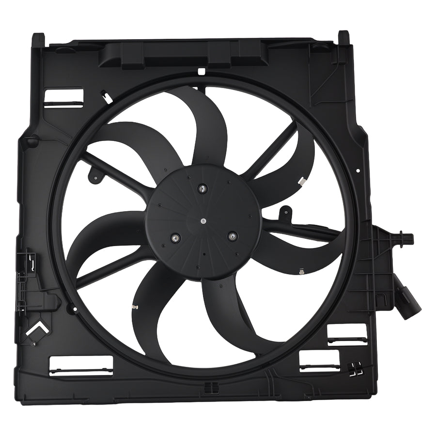 Electric Radiator Cooling Fan compatible for BMW X5 E70 2007-2009 2010 17428618240 7-Blade