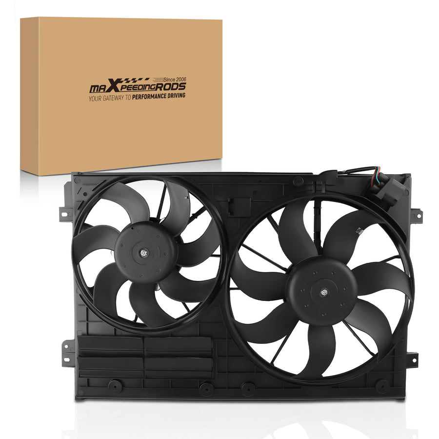 Radiator Cooling Fan compatible for Audi A3/TT compatible for VW Jetta Passat 1K0959455EA 1K0959455ET