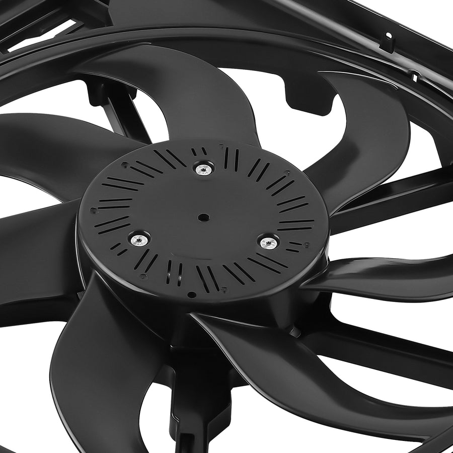 Radiator Cooling Fan w/ Brushless Motor compatible for Jeep Wrangler 2012-2018 68143894AB