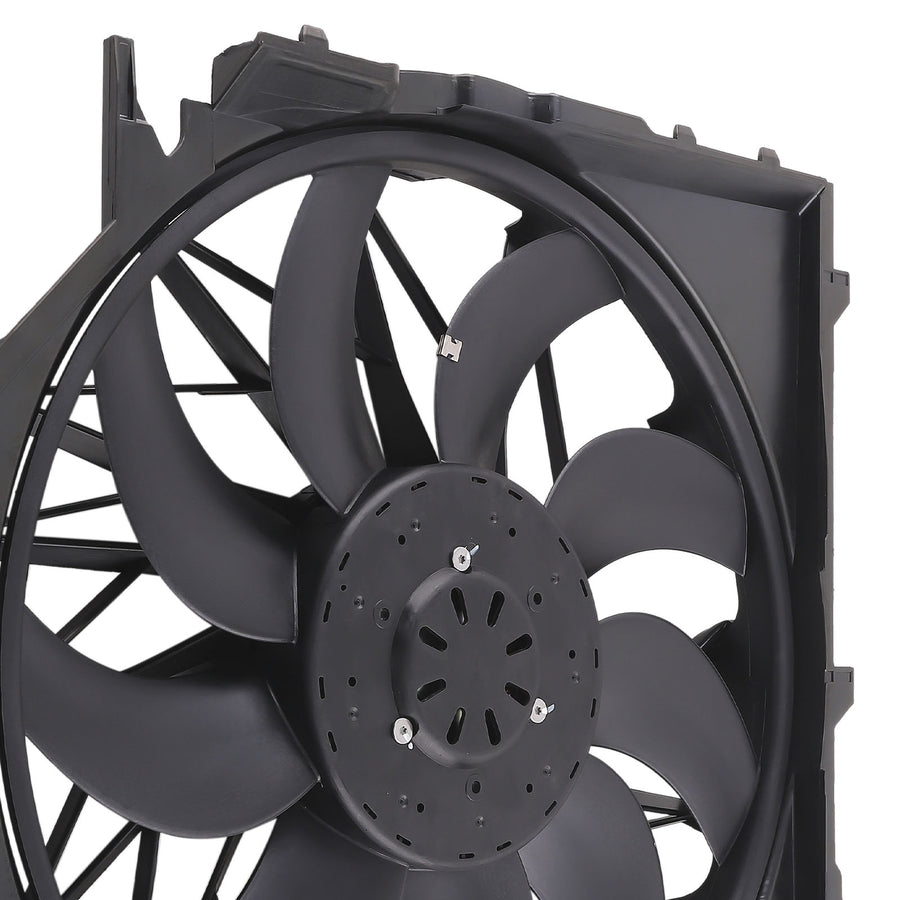 Radiator Cooling Fan Assembly 3 Pins compatible for BMW E83 X3 3.0si xDrive30i 17113442089