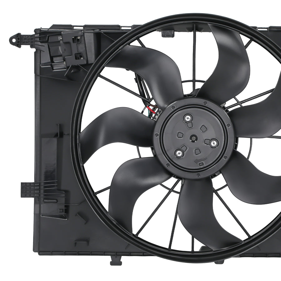 600W Cooling Fan Compatible for Benz C180/C200/C250/C300 2014-2017 0999061800 0999061100