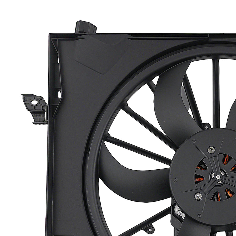 Cooling Fan Assembly compatible for Jaguar XF 2013-2014 C2D38736 240W Plastic