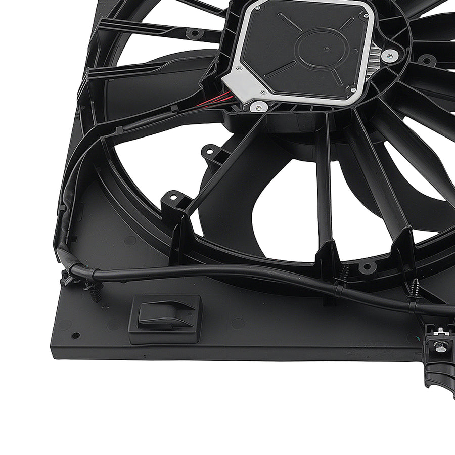 Cooling Fan Assembly compatible for Jaguar XF 2013-2014 C2D38736 240W Plastic