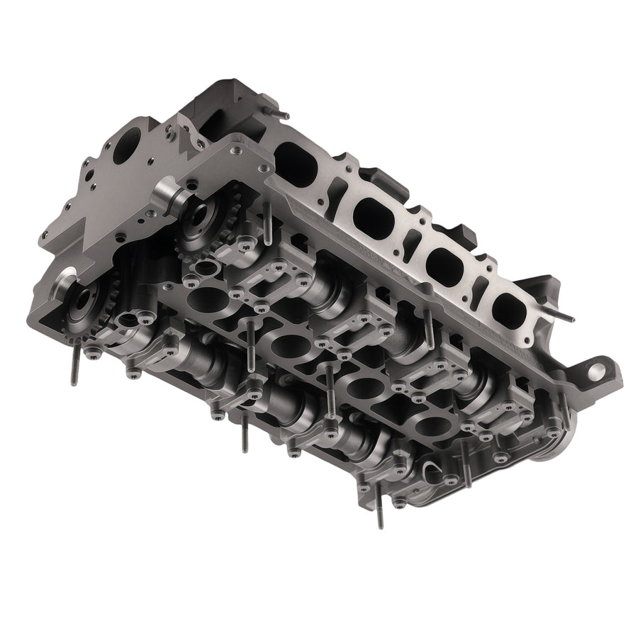 Cylinder Head Assembly + Timing Chain + Tensioner + Gasket Kit compatible for Audi VW 1.8T