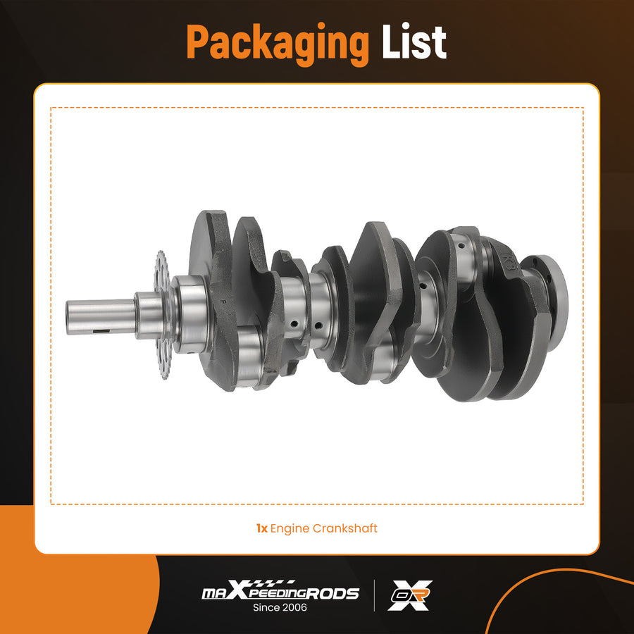 Crankshaft compatible for Toyota Tacoma 4Runner FJ Cruiser compatible for Tundra 1GR-FE 4.0 V6 13401-31011